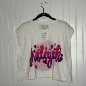 NWT Aaliyah Cropped Top Size Medium